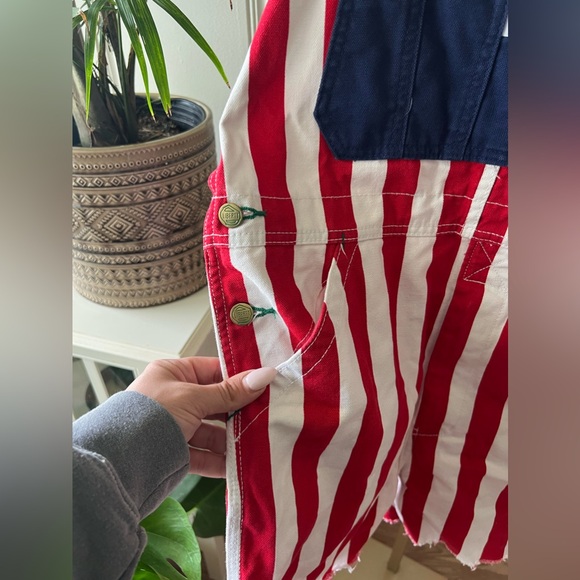 U.S.A 🇺🇸 Liberty | Red, White, Blue Striped Overalls | 4th of July 🇺🇸 - Picture 5 of 6